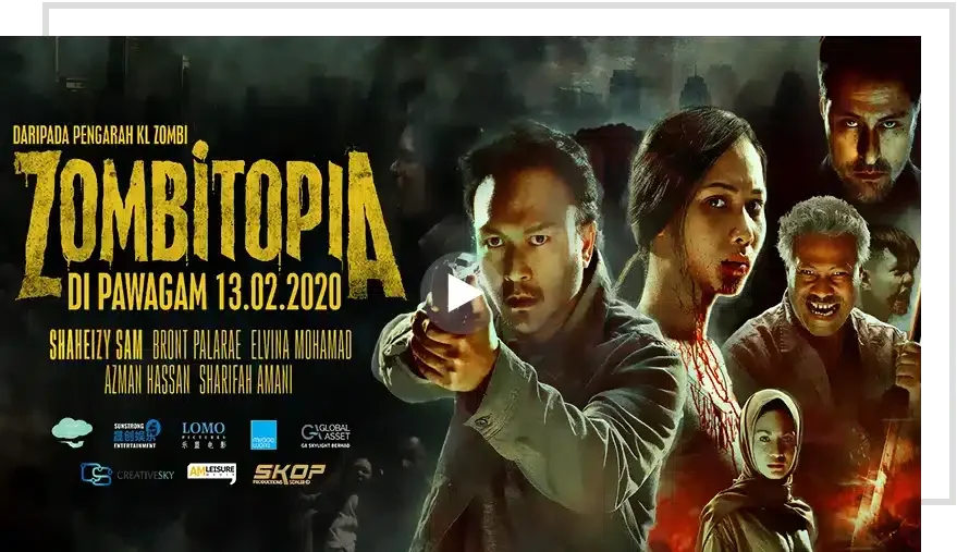 Zombitopia Movie Poster - SunStrong Entertainment Zombitopia Movie Poster - SunStrong Entertainment
