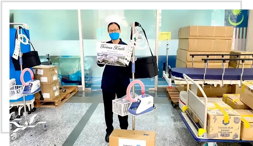 The Fourth Stop Of SunStrong Entertainment’s Donation Of Medical Supplies: Hospital Sultanah Bahiyah, Kedah The Fourth Stop Of SunStrong Entertainment’s Donation Of Medical Supplies: Hospital Sultanah Bahiyah, Kedah