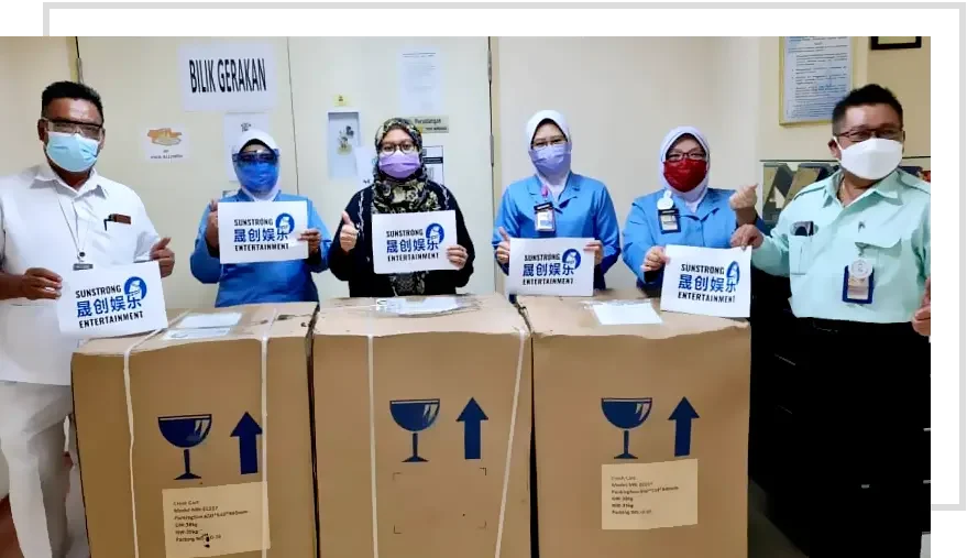 The Fifth Stop Of SunStrong Entertainment’s Donation Of Medical Supplies: Hospital Wanita Dan Kanak-Kanak, Sabah The Fifth Stop Of SunStrong Entertainment’s Donation Of Medical Supplies: Hospital Wanita Dan Kanak-Kanak, Sabah