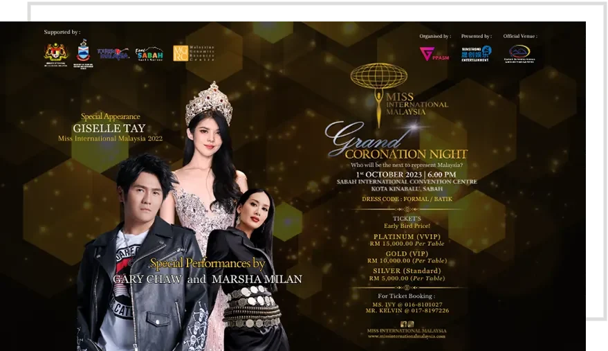 Miss International Malaysia 2023 Presented By SunStrong Entertainment Miss International Malaysia 2023 Presented By SunStrong Entertainment