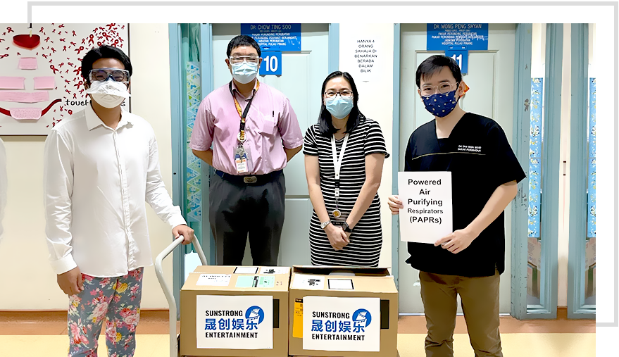 DONATION TO HOSPITAL FOR MEDICAL SUPPLIES - HOSPITAL PENANG DONATION TO HOSPITAL FOR MEDICAL SUPPLIES - HOSPITAL PENANG