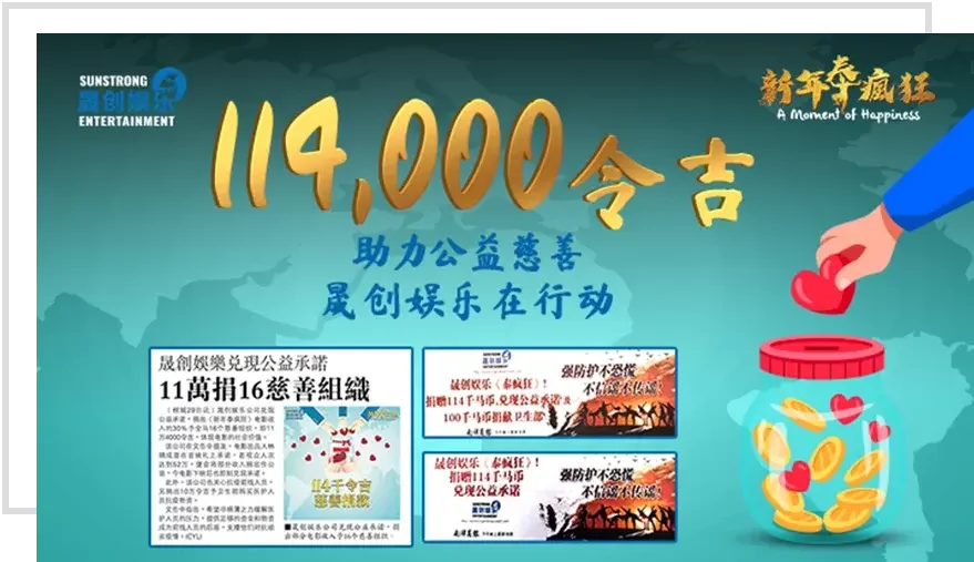 向马来西亚各地的慈善组织捐款114,000令吉 向马来西亚各地的慈善组织捐款114,000令吉